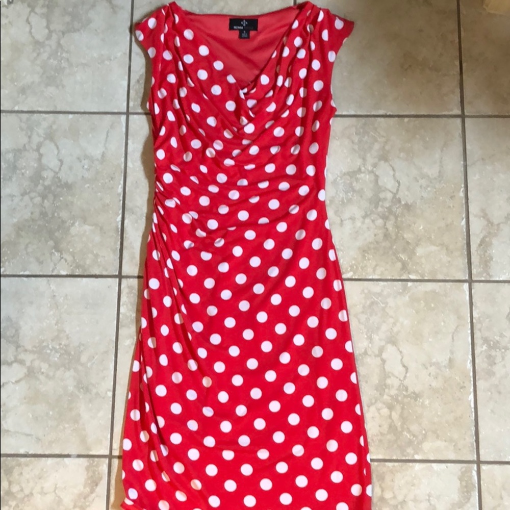 Coral dress